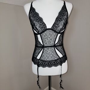 Victoria Secret Piece of My Heart Corset Set - Size Small‎